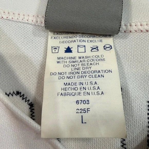 Majestic Baseball Jersey Womens L White Red Sox Dustin Pedroia 15 MLB Fan Gear - Picture 3 of 9